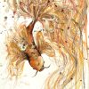 Artist Leni Kae Koi Fish Art Original Painting