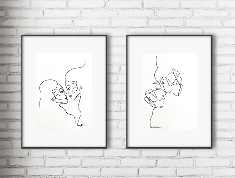 You Are My Mirror, Set of Two