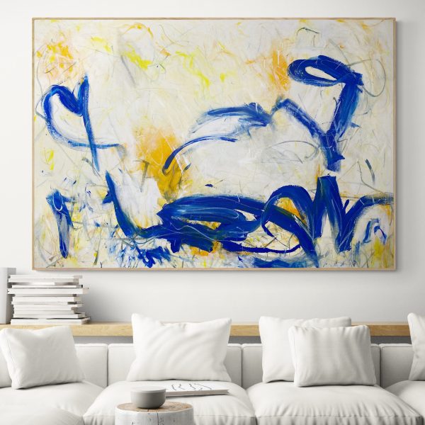 Ocean Yellow & Blue Cheryl Harrison 1