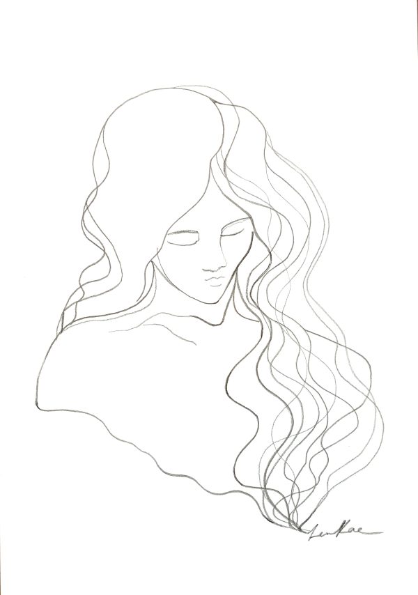 Sydney Artist Leni Kae Reminisce Lineart2
