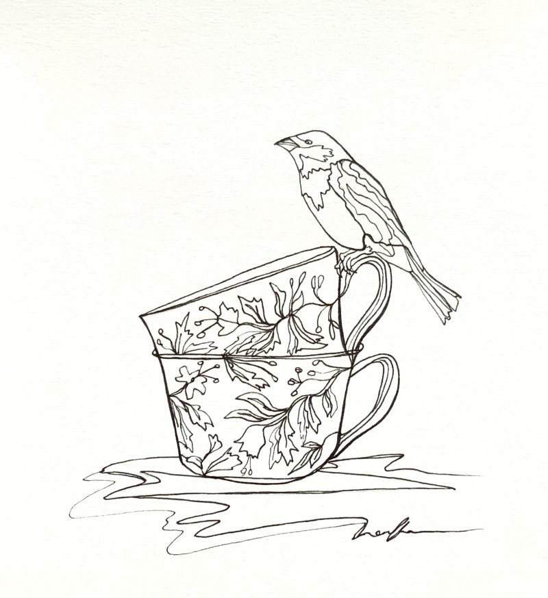 Sparrow and Tea for Two