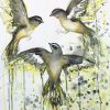 Sydney Artist Leni Kae Yellow Throated Wrens 100dpi Ns