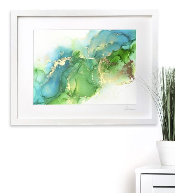 Emerald Green Landscape Lenore Ashmore Artist