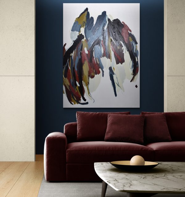 Julia Chuquis Blue Gum Sunrise 122x92 Insitu1