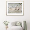 Lyn Graham Wetlands Heron 2 Watercolour On Cotton Paper 76.5 X 55.5 In Situ Lounge