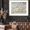 Lyn Graham Wetlands Heron 2 Watercolour On Cotton Paper 76.5 X 55.5 In Situ Sideboard