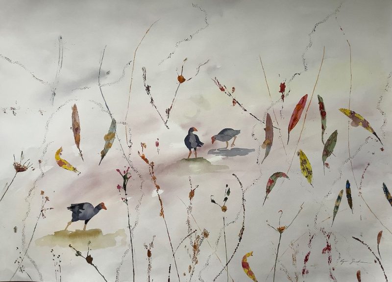 Swamphens – Ltd Ed Print