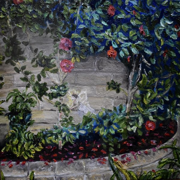 O'sullivan, Anne, 'fairy Dell,' Waterbased Oil On Canvas, 25 X 25cm, 2022