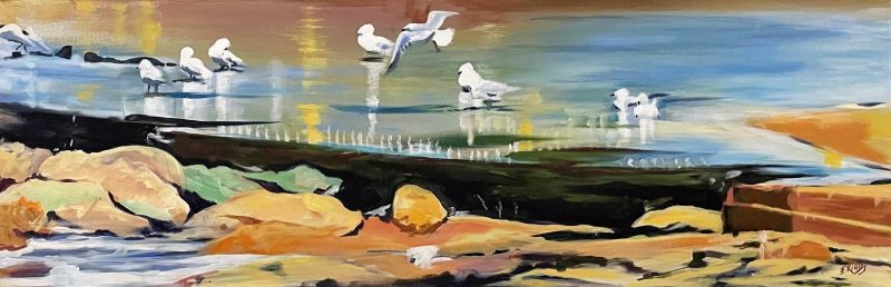 Sea Bird Reflections