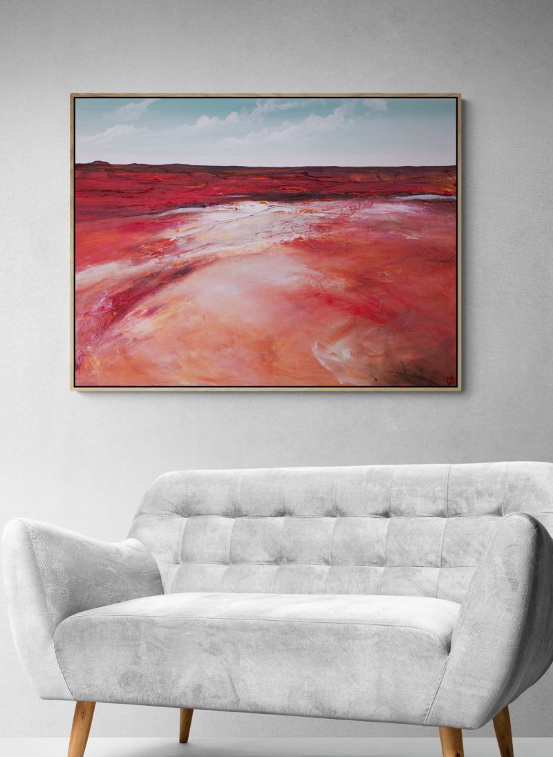 Basking In The Flow (Framed)