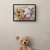 Teddy Bear On Wooden Shelf (6)