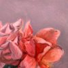 Vickie Liu 8 Roses Still Life 60x60 Painting Detail 1