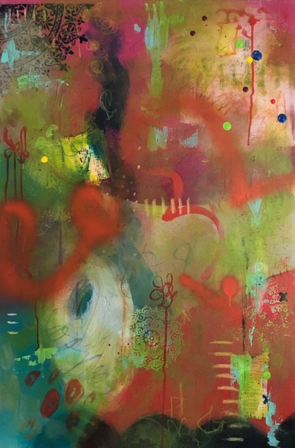 Abstract Art Mornington Peninsula Michelle Nixon The Moment Before Rem Onlineartgallery