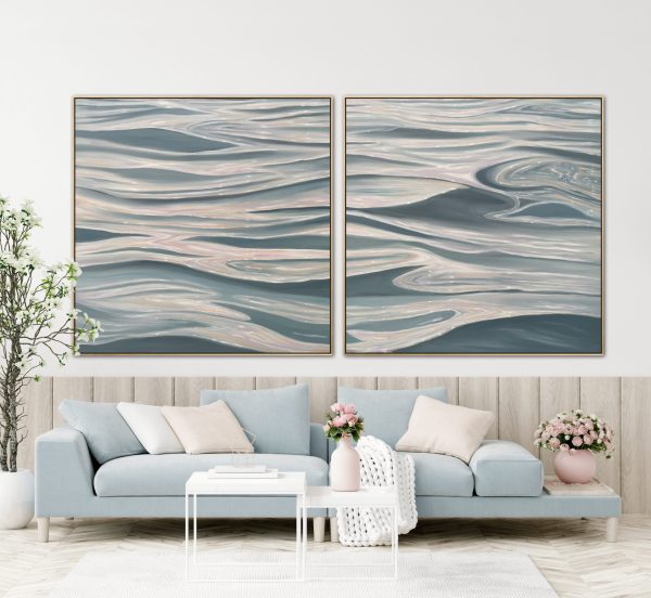 Reflections On Water 3 Calm Lounge Interior Lake Sea Painting