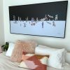 Stylish Bedroom Abstract Painting People Black And Lilac Sarah Jane