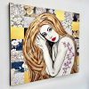 Wabi Sabi Sakura Songbird Designz Deborah Lang Pop Art Womans Face Collection Modern Art Canvas Contemporary Style 3