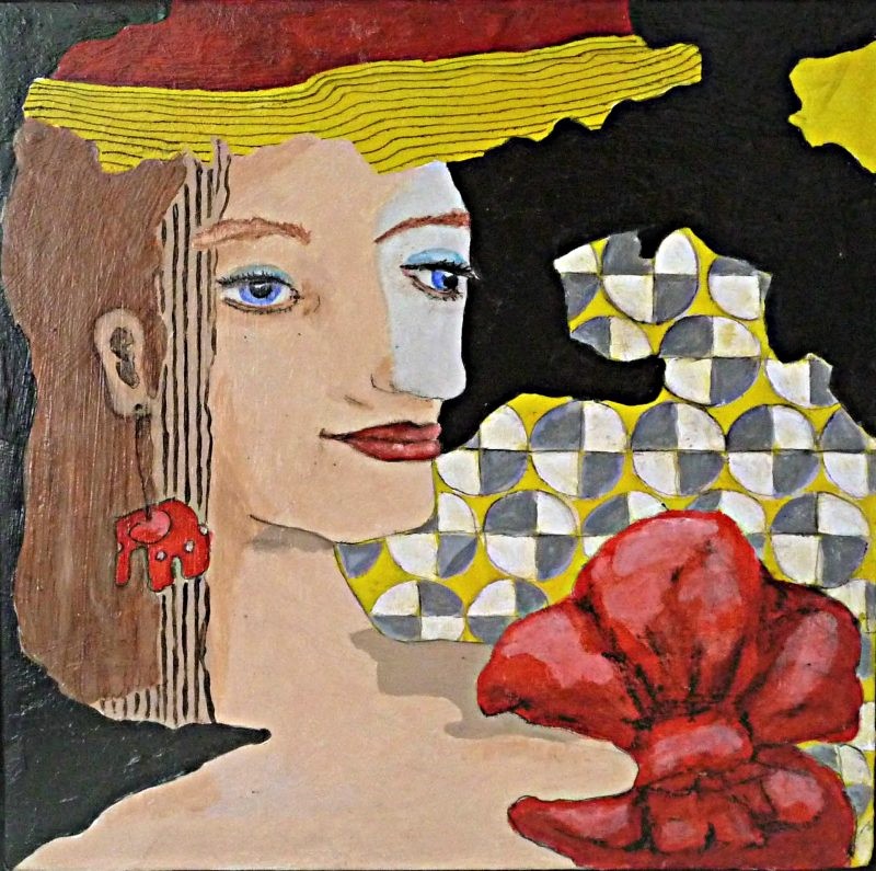 Big Hat Red Bow Sml 800x795