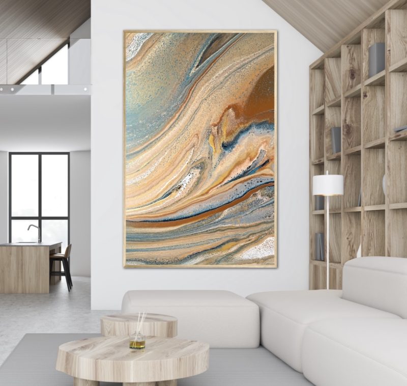 Flowing through Sand and Stone