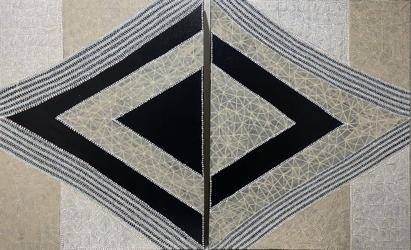 Cara Shields Artlovers Aboriginal Art Scar Tree Boundaries Full Painting