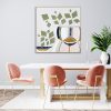 Living Room Interior Design Scene With Pink Chair, Table And Emp
