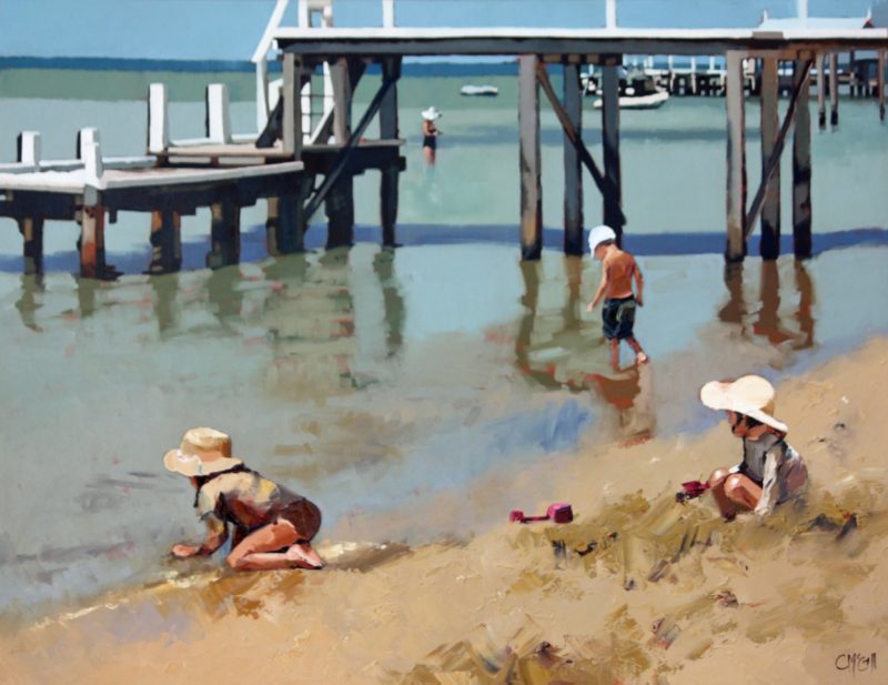 Playing By The Jetty Ltd Ed Print
