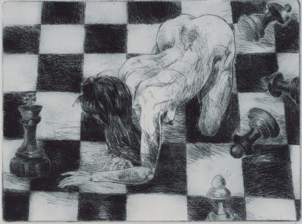 Queen Moves Across Board