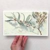 Vickie Liu Calm Little Gum Leaves Study Painting