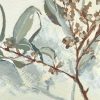 Vickie Liu Calm Little Gum Leaves Study Painting Detail