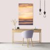 Winter Sunrise Canvas Print Bernadette Meyers Art Lovers Australia