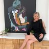 Adelaide Artist Sarah Jane With Contemporary Figurative Painting Body Bloom Iii