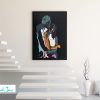Stylish Home Designer Art On Wall Body Bloom Iii Black Canvas Couple Sarah Jane Artist