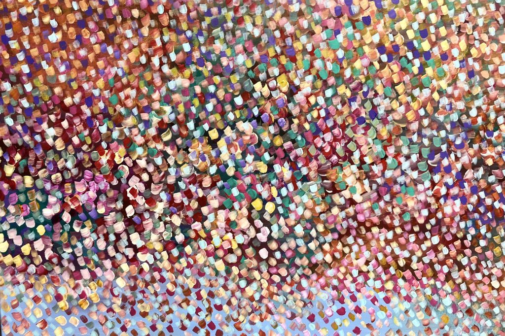 Theo Papathomas artist, Magical colours of the Rainbow