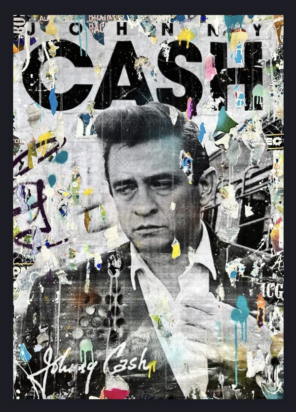 Johnny Cash Brendan Walsh ColdGhost artist
