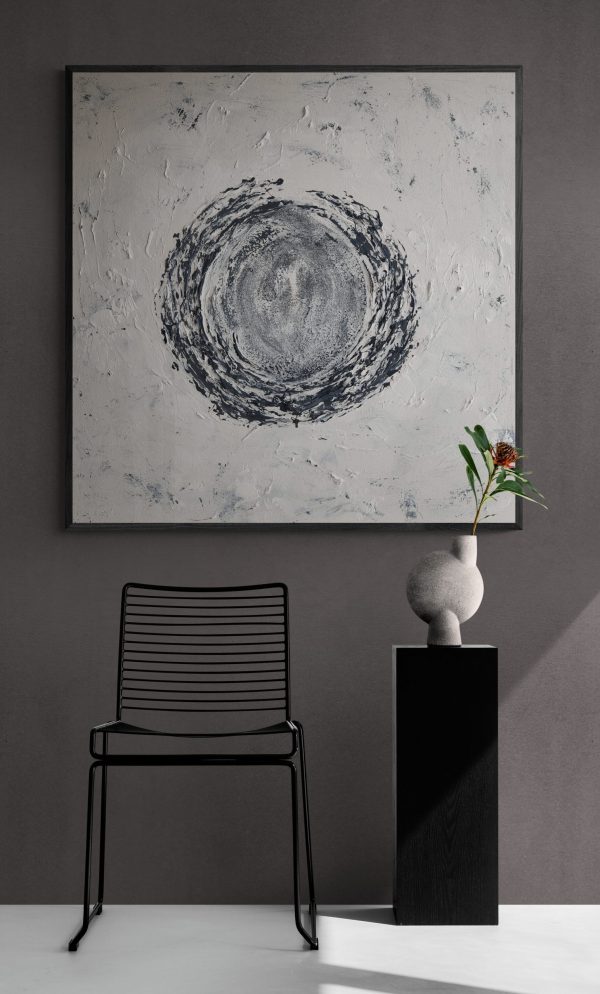 Alina Zorkina Black And White Abstract 3d Art 120cm