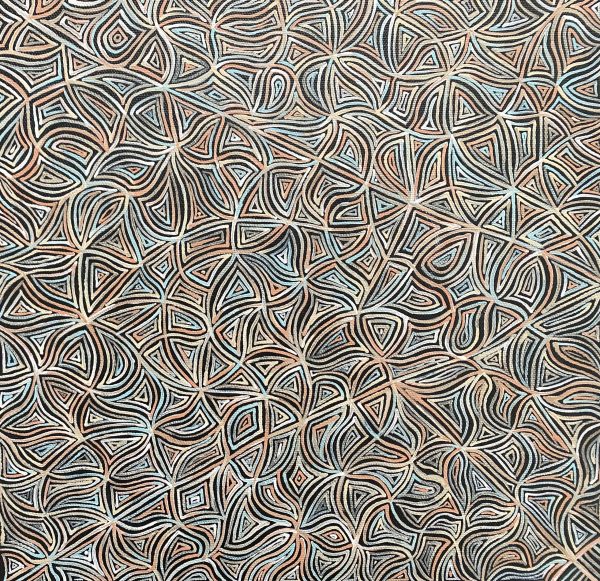 Cara Shields Artlovers Aboriginal Art Ochre Patterns Series V
