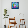 Charlotte De Pace Bloom I Insitu Above Chair Art Lovers Australia