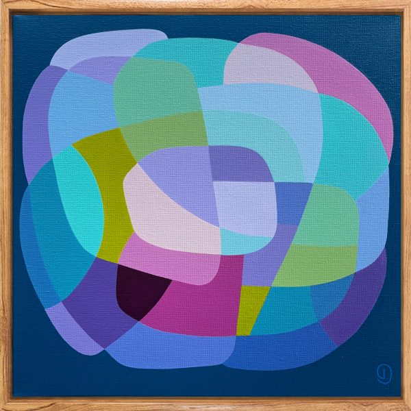 Charlotte De Pace Bloom I Natural Frame Example Art Lovers Australia