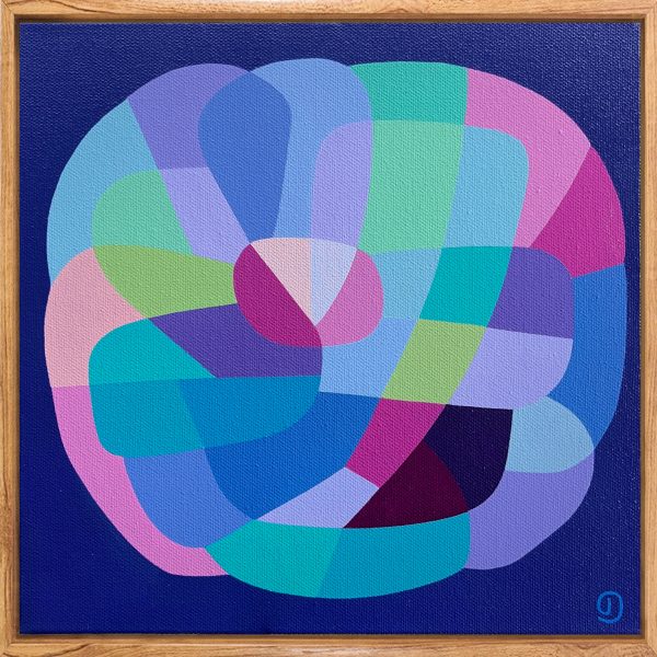 Charlotte De Pace Little Bloom Natural Frame Example Art Lovers Australia