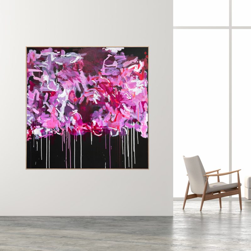 Entangle Me – Pink Abstract (B)