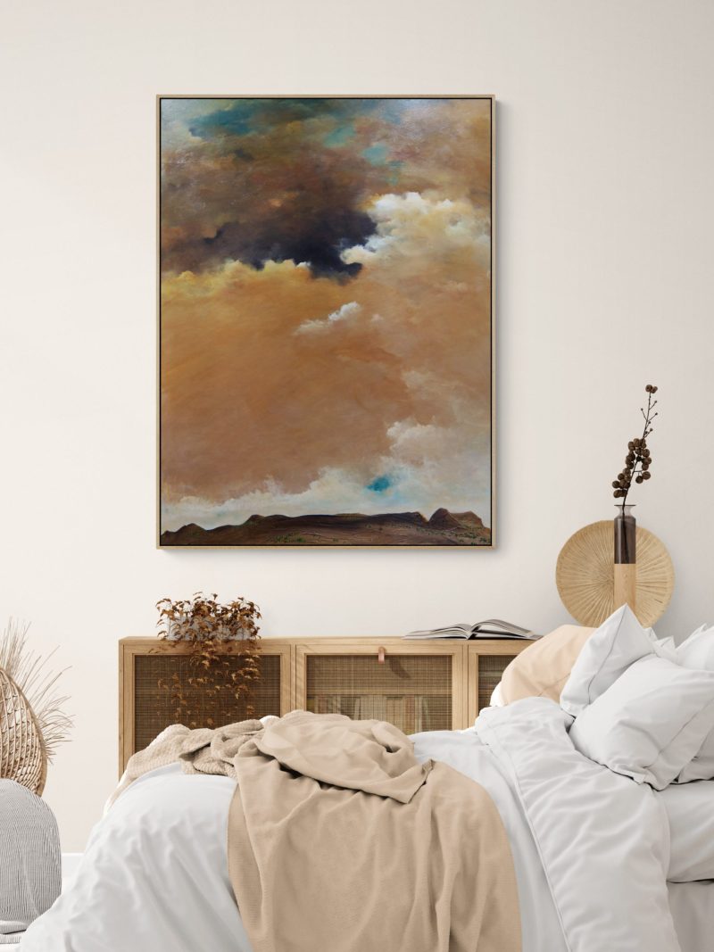 Autumn Shadows Play (Framed)