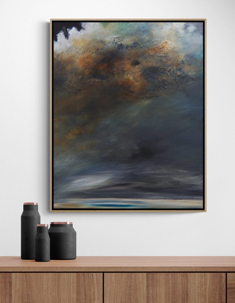 Above The Misty Ocean (Framed)