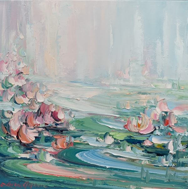 101 Water Lilies No 100, 51x51cm