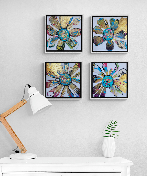 Astrid Dahl My Honey Suckle 30x30cm Group Insitu5