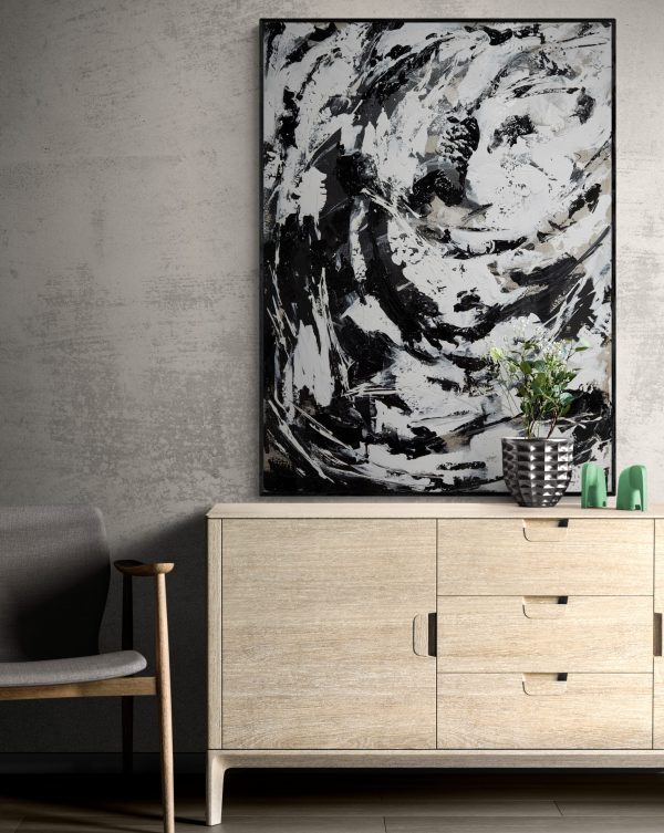 Chair Next To Solid Wood Cabinet