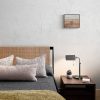 Comfy Bedroom With Bright Table Lamp (12)