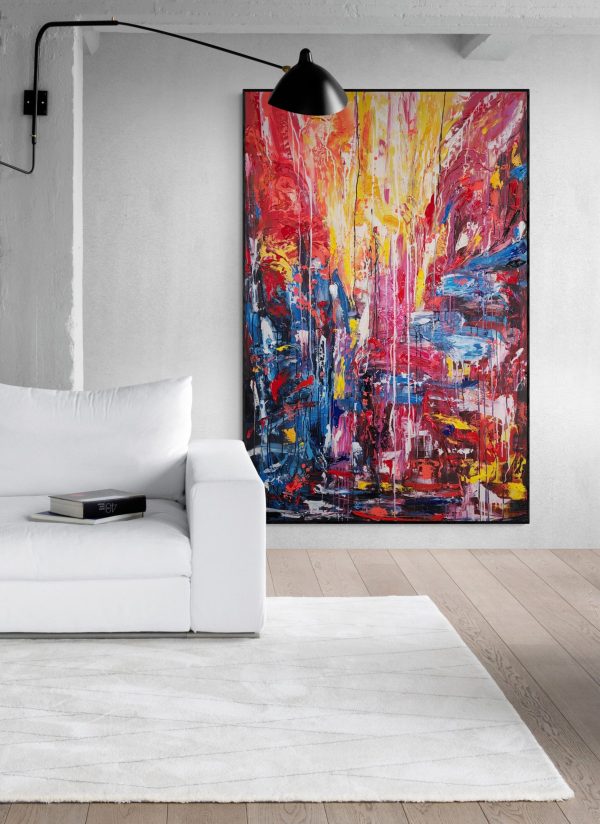 Industrial Style Living Room With Comfy Sofa (1)