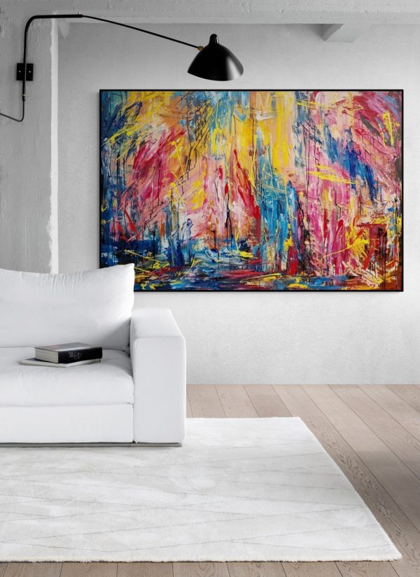 Industrial Style Living Room With Comfy Sofa 2