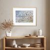 Lyn Graham Wattlebird 1 Watercolour On Cotton Paper 59.5 X 41.5 In Situ Sideboard