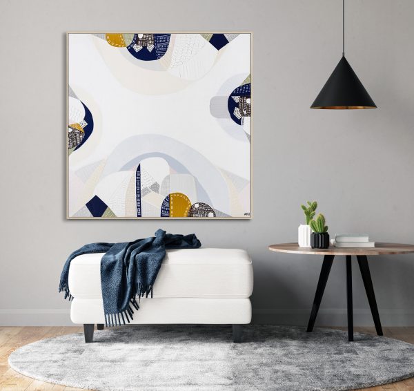 Minimalist Interior Of Modern Living Room 3d Rendering