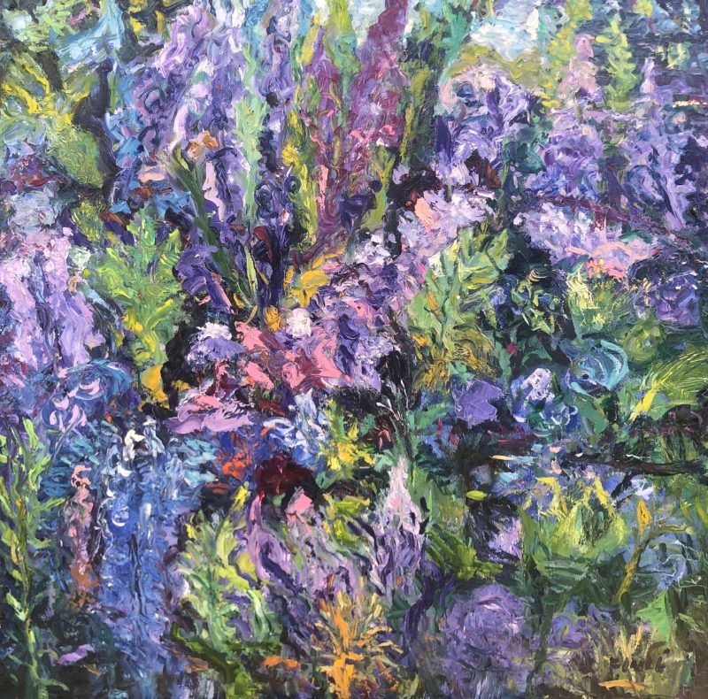 Lavender Growing On The Verge